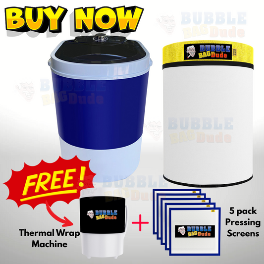 BUBBLEBAGDUDE Bubble Machine 5 Gallon with 5 Gallon Zipper Bag ONLY ( NO BAGS)