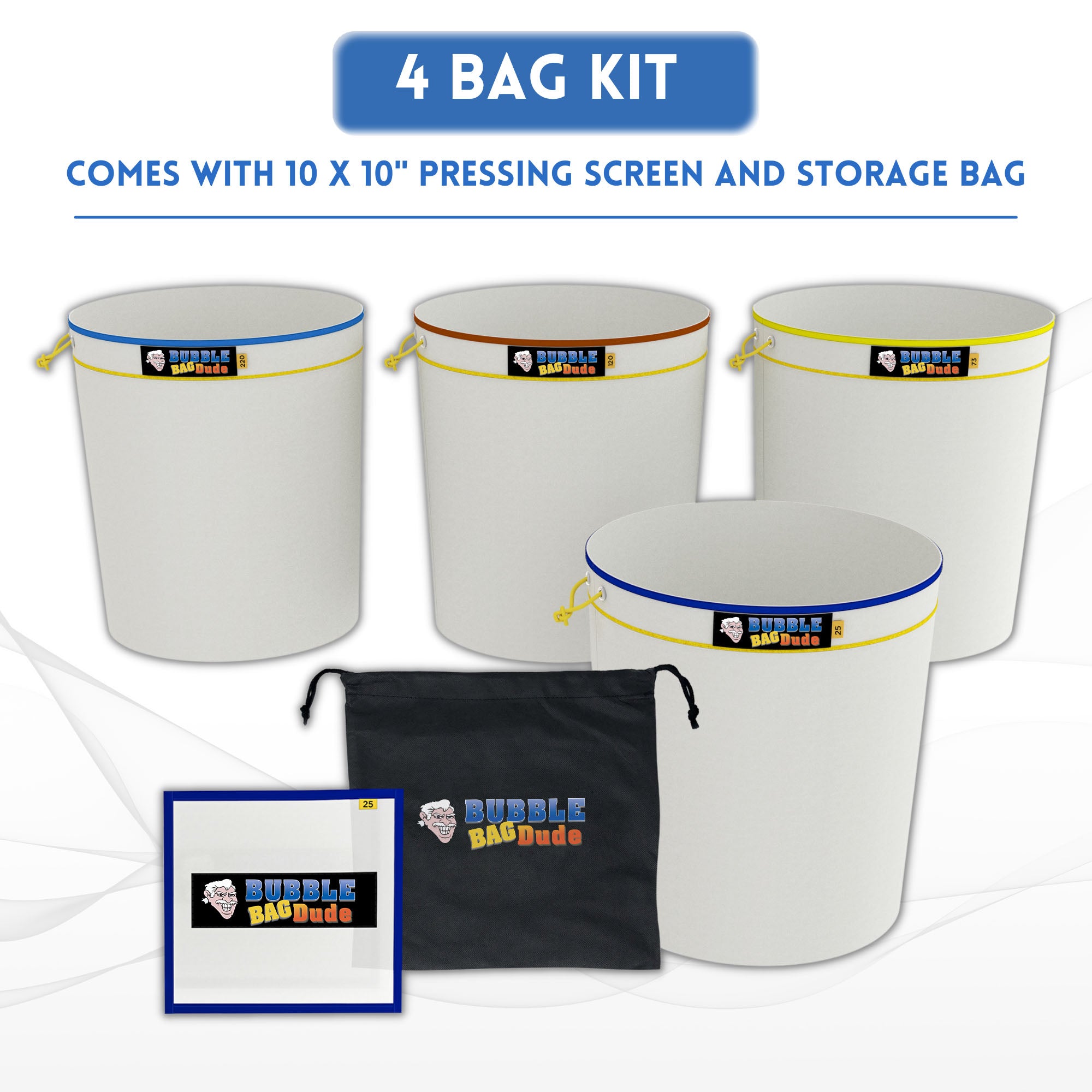 Extraction Bags BUBBLEBAGDUDE World Famous Extraction Bags