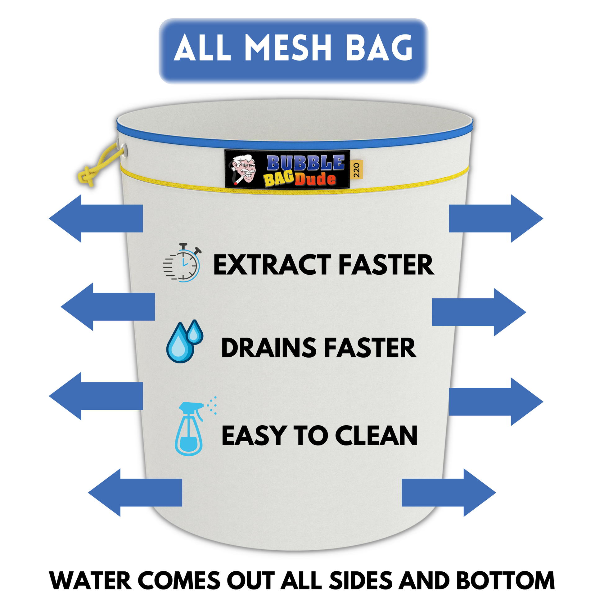 All Mesh Extraction Bags